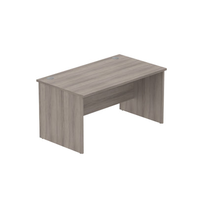 Core|Panel Leg|Rectangular Desk|1400x800|Alaskan Grey Oak