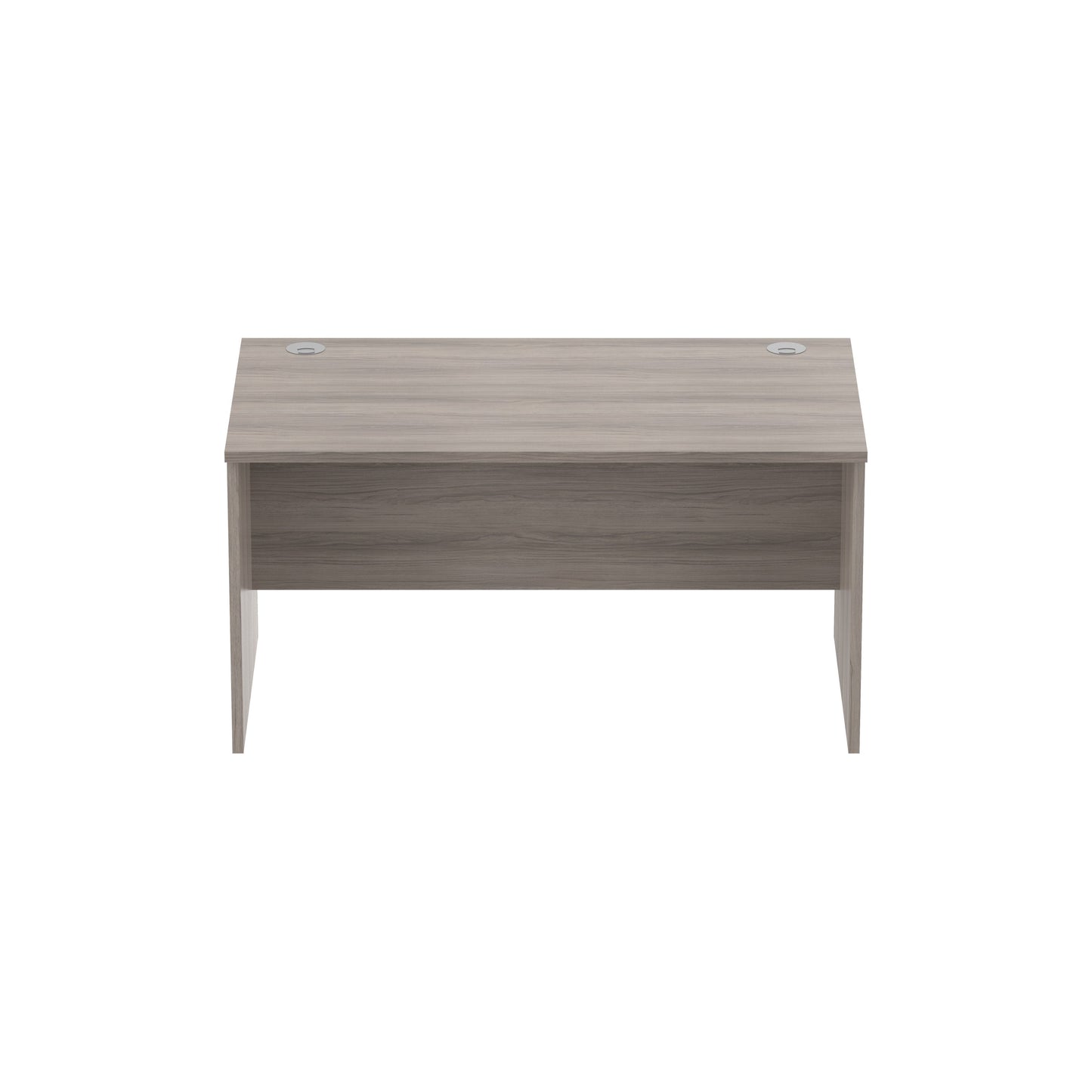 Core|Panel Leg|Rectangular Desk|1400x800|Alaskan Grey Oak