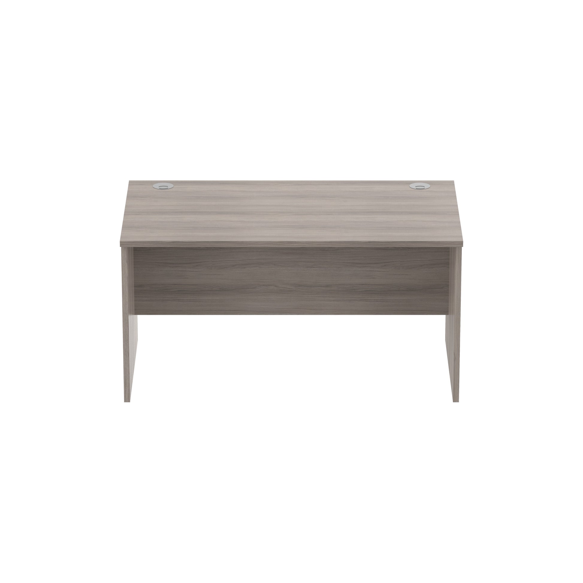 Core|Panel Leg|Rectangular Desk|1400x800|Alaskan Grey Oak