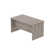 Core|Panel Leg|Rectangular Desk|1400x800|Alaskan Grey Oak