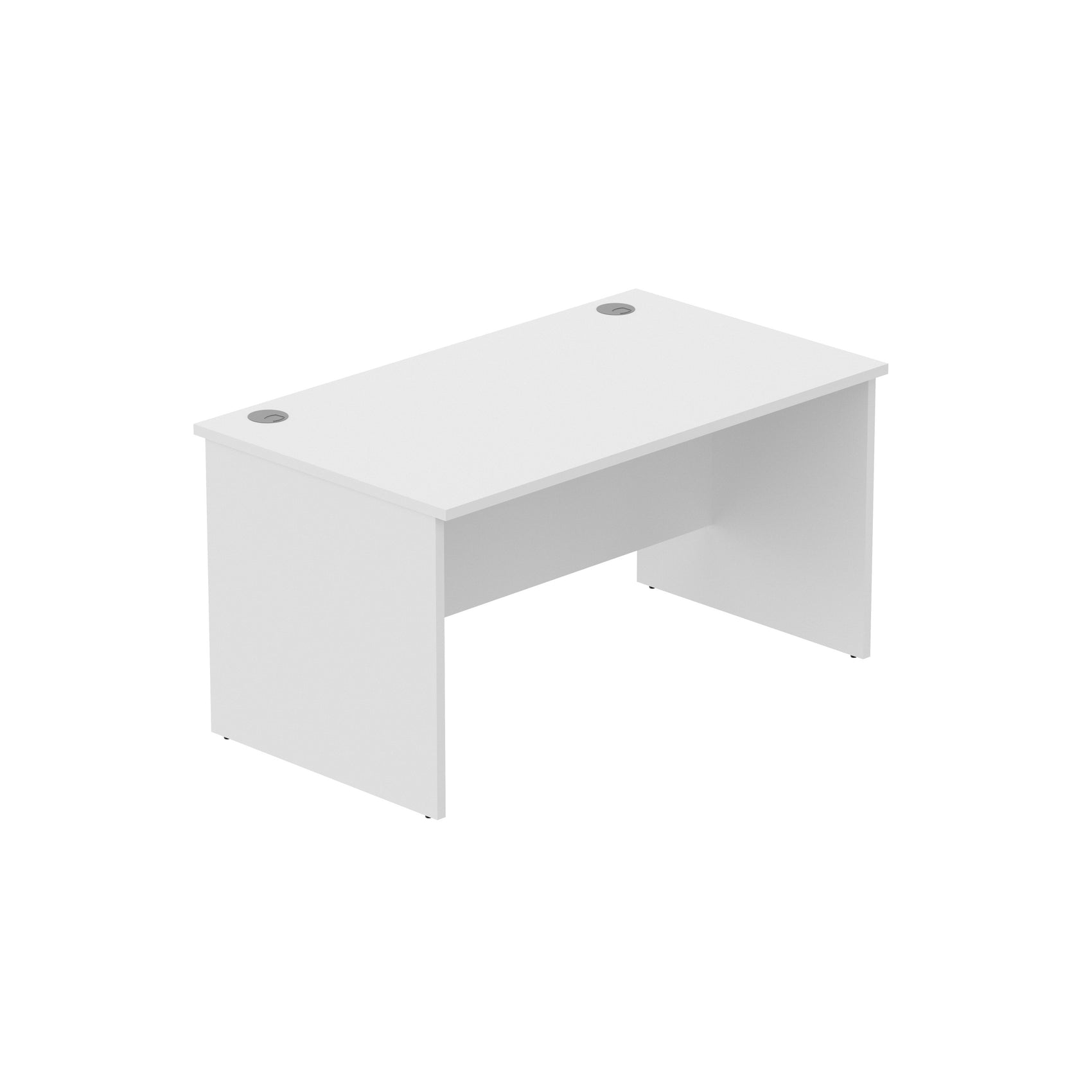 Core|Panel Leg|Rectangular Desk|1400x800|White