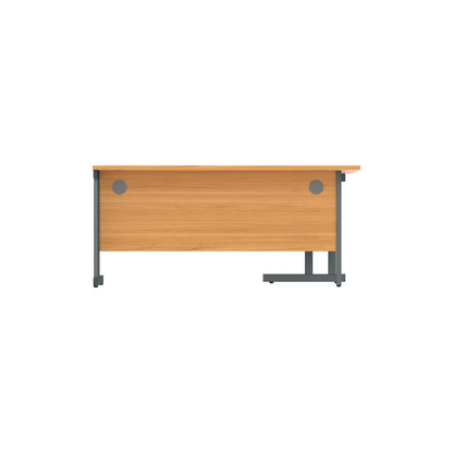 Office Left Hand Corner Desk with Steel Double Upright Cantilever Frame (FSC)