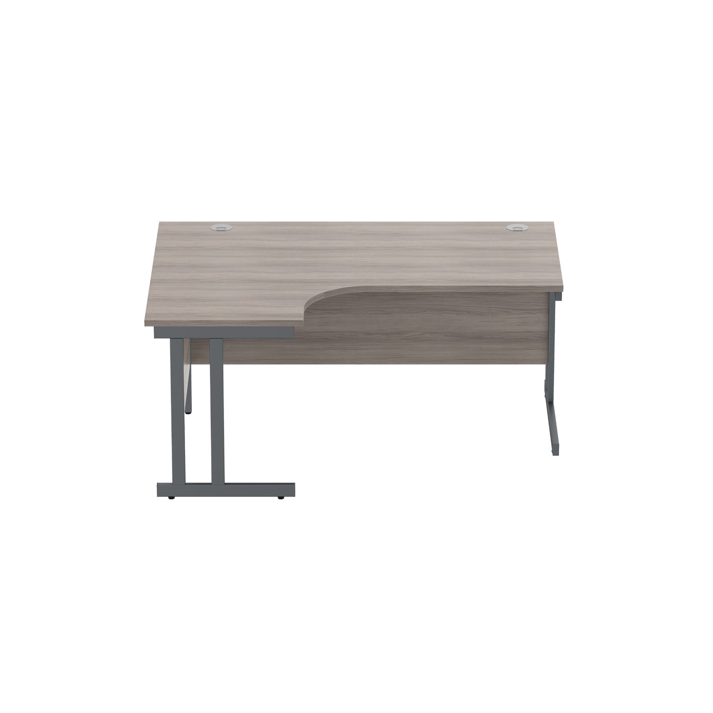 Office Left Hand Corner Desk with Steel Double Upright Cantilever Frame (FSC)