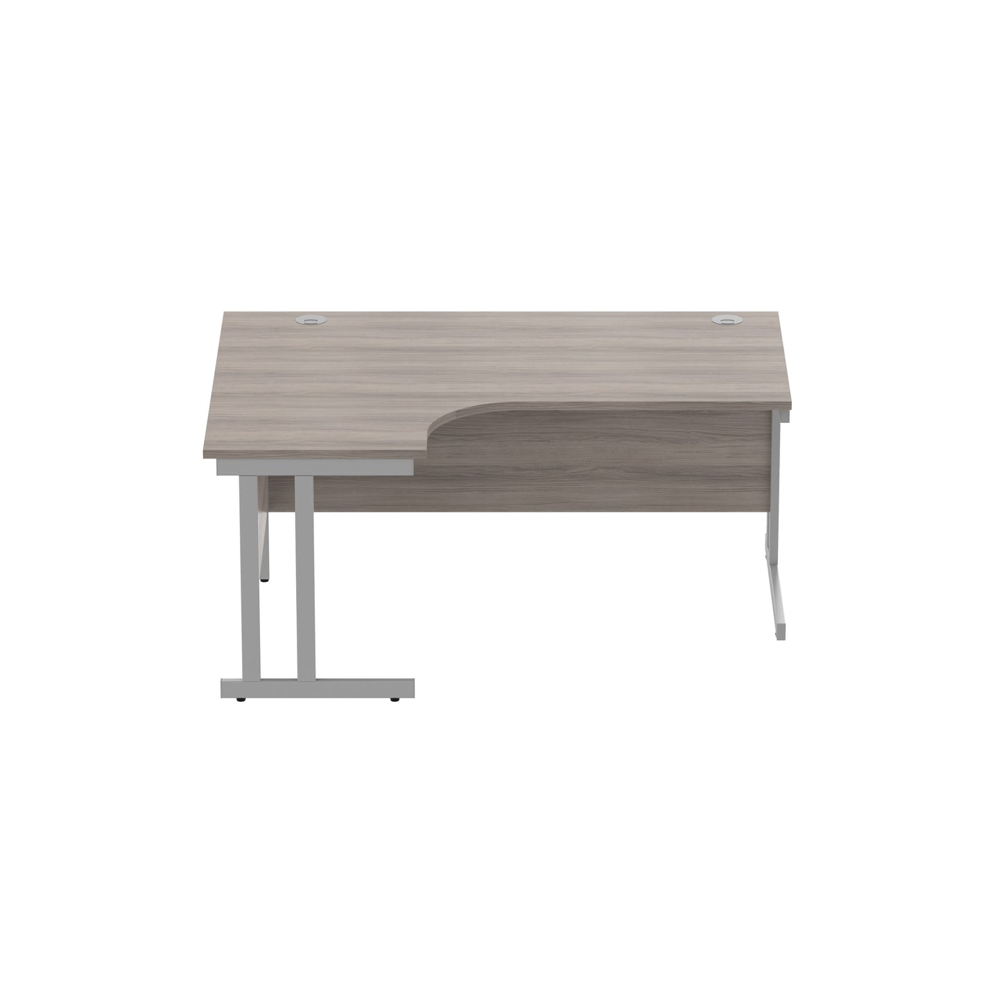 Office Left Hand Corner Desk with Steel Double Upright Cantilever Frame (FSC)