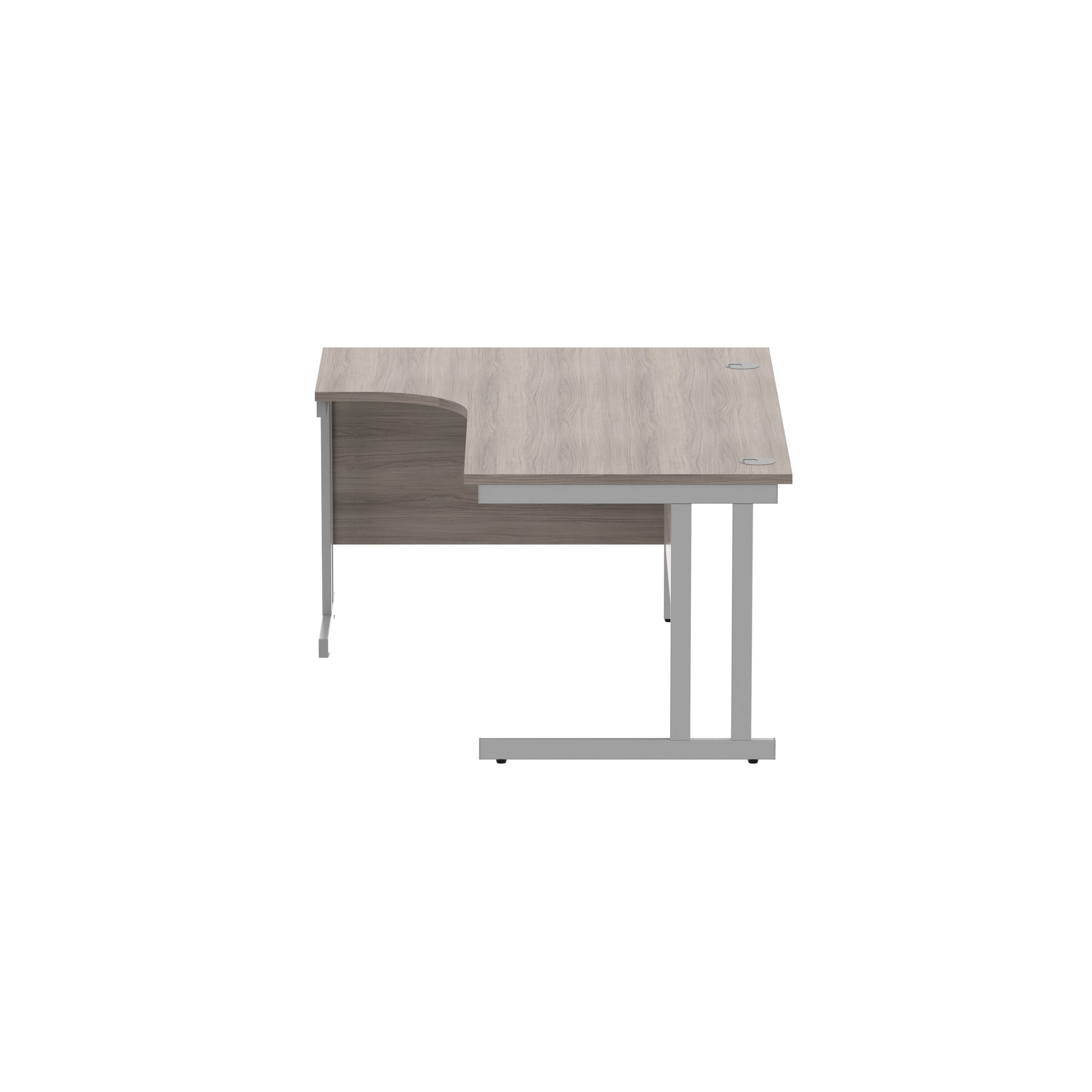 Office Left Hand Corner Desk with Steel Double Upright Cantilever Frame (FSC)
