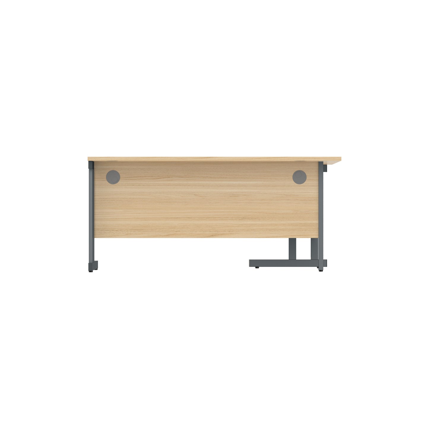 Office Left Hand Corner Desk with Steel Double Upright Cantilever Frame (FSC)