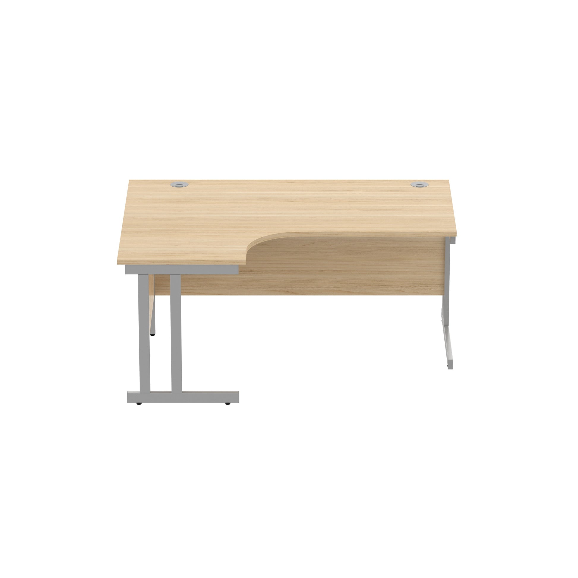 Office Left Hand Corner Desk with Steel Double Upright Cantilever Frame (FSC)