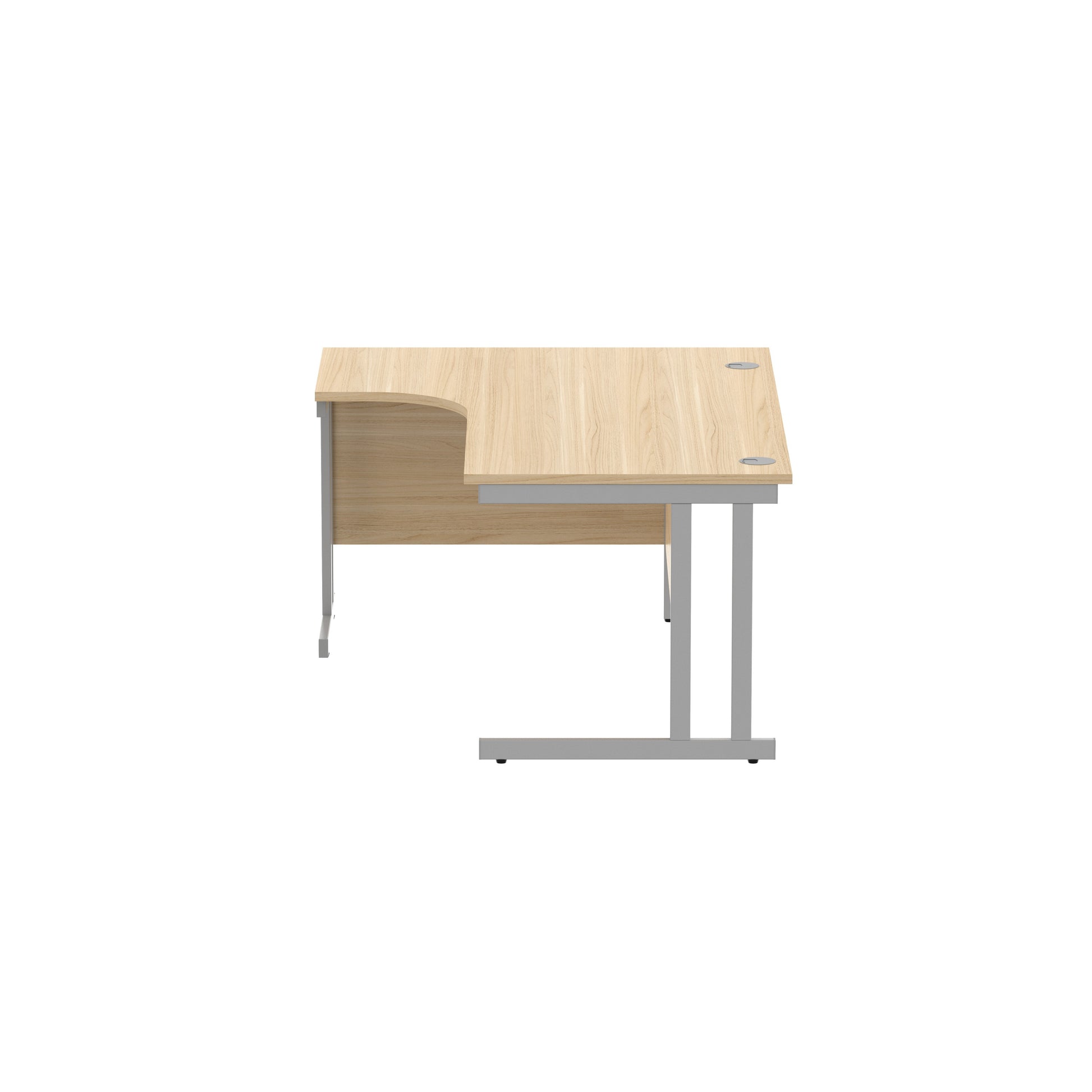 Office Left Hand Corner Desk with Steel Double Upright Cantilever Frame (FSC)