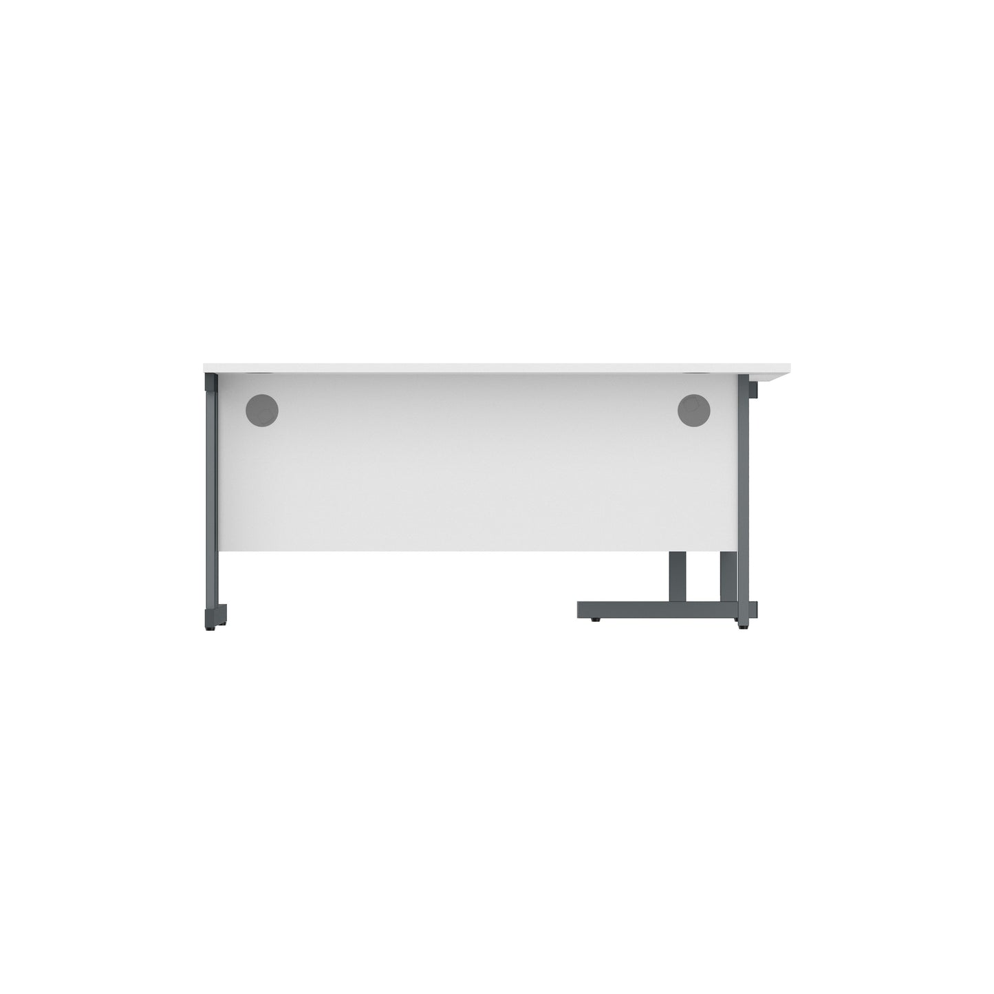 Office Left Hand Corner Desk with Steel Double Upright Cantilever Frame (FSC)