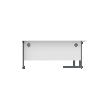 Office Left Hand Corner Desk with Steel Double Upright Cantilever Frame (FSC)