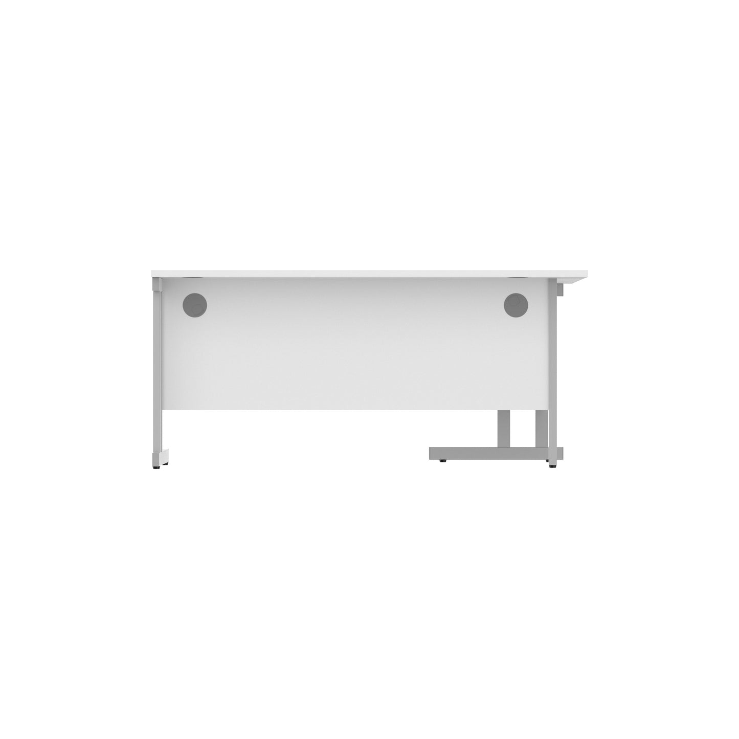 Office Left Hand Corner Desk with Steel Double Upright Cantilever Frame (FSC)