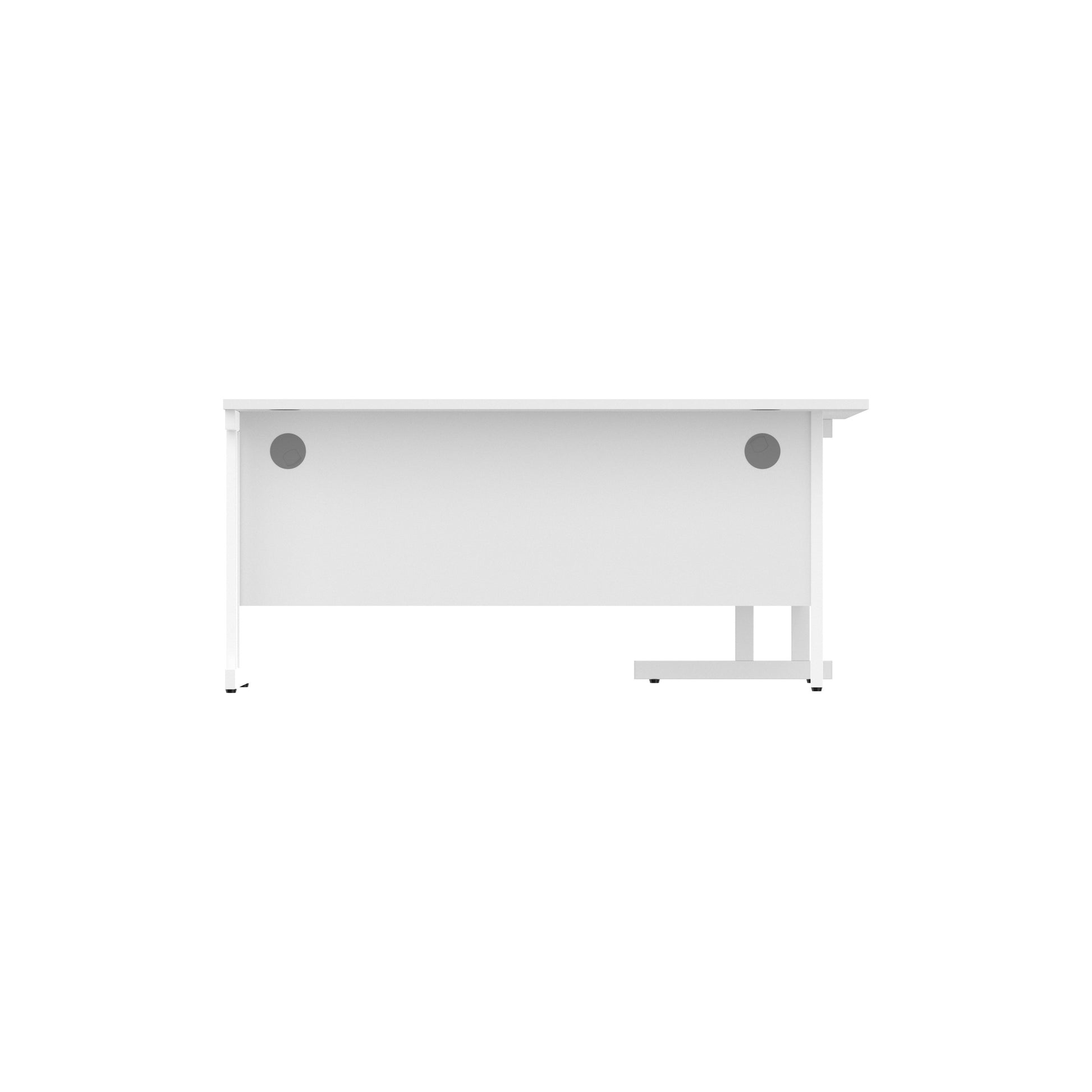 Office Left Hand Corner Desk with Steel Double Upright Cantilever Frame (FSC)