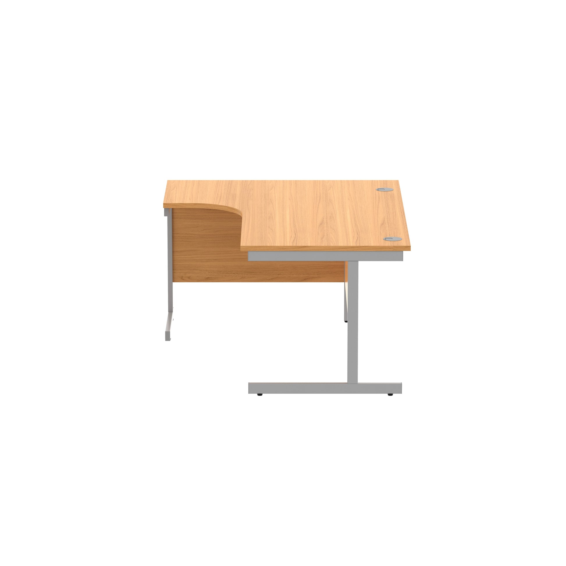 Office Left Hand Corner Desk with Steel Single Upright Cantilever Frame (FSC)