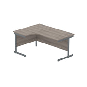 Office Left Hand Corner Desk with Steel Single Upright Cantilever Frame (FSC)