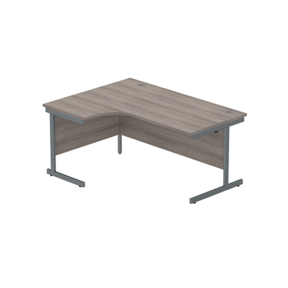 Core|Single Upright|Left Hand Radial Desk (FSC)1600X1200|Alaskan Grey Oak-Graphite