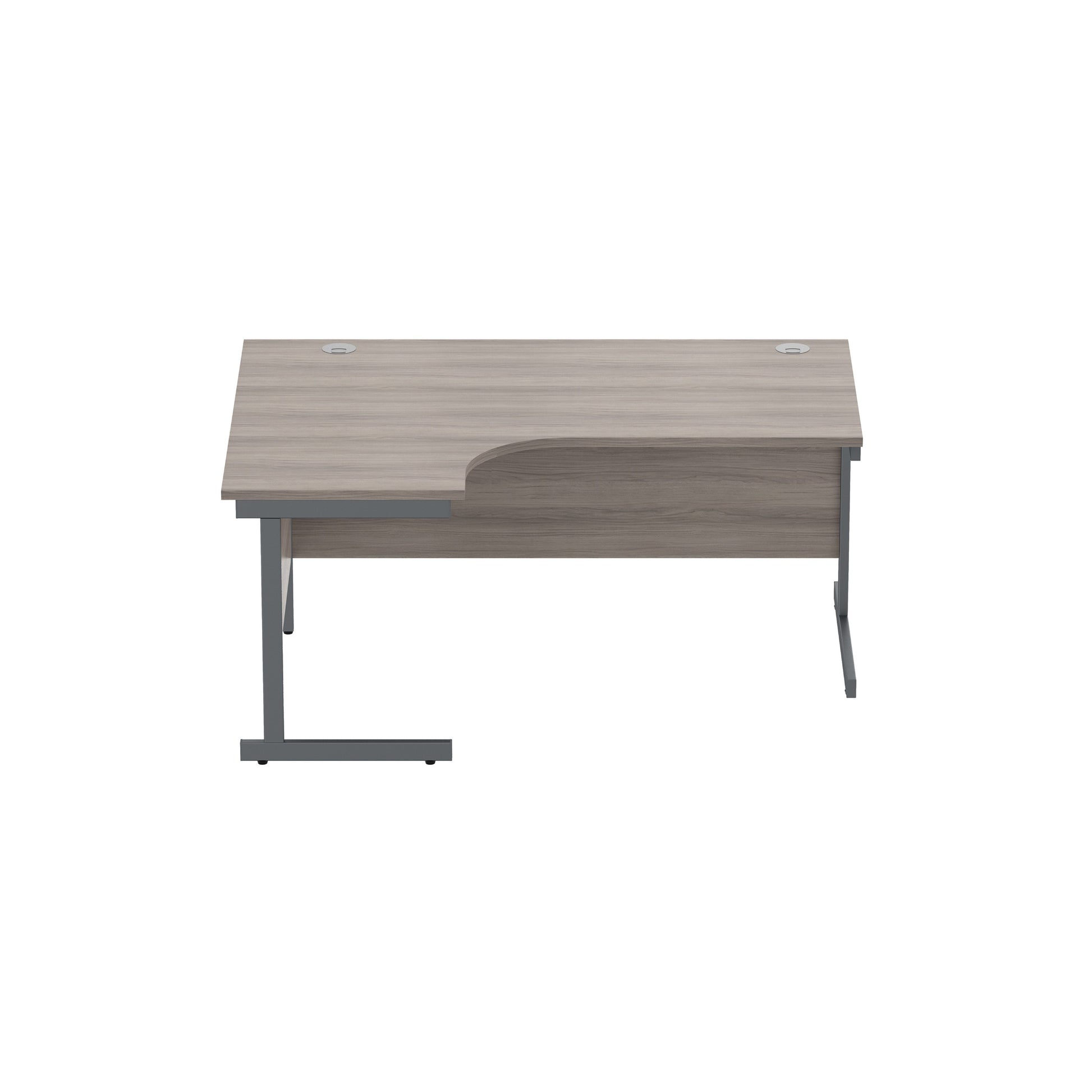 Office Left Hand Corner Desk with Steel Single Upright Cantilever Frame (FSC)