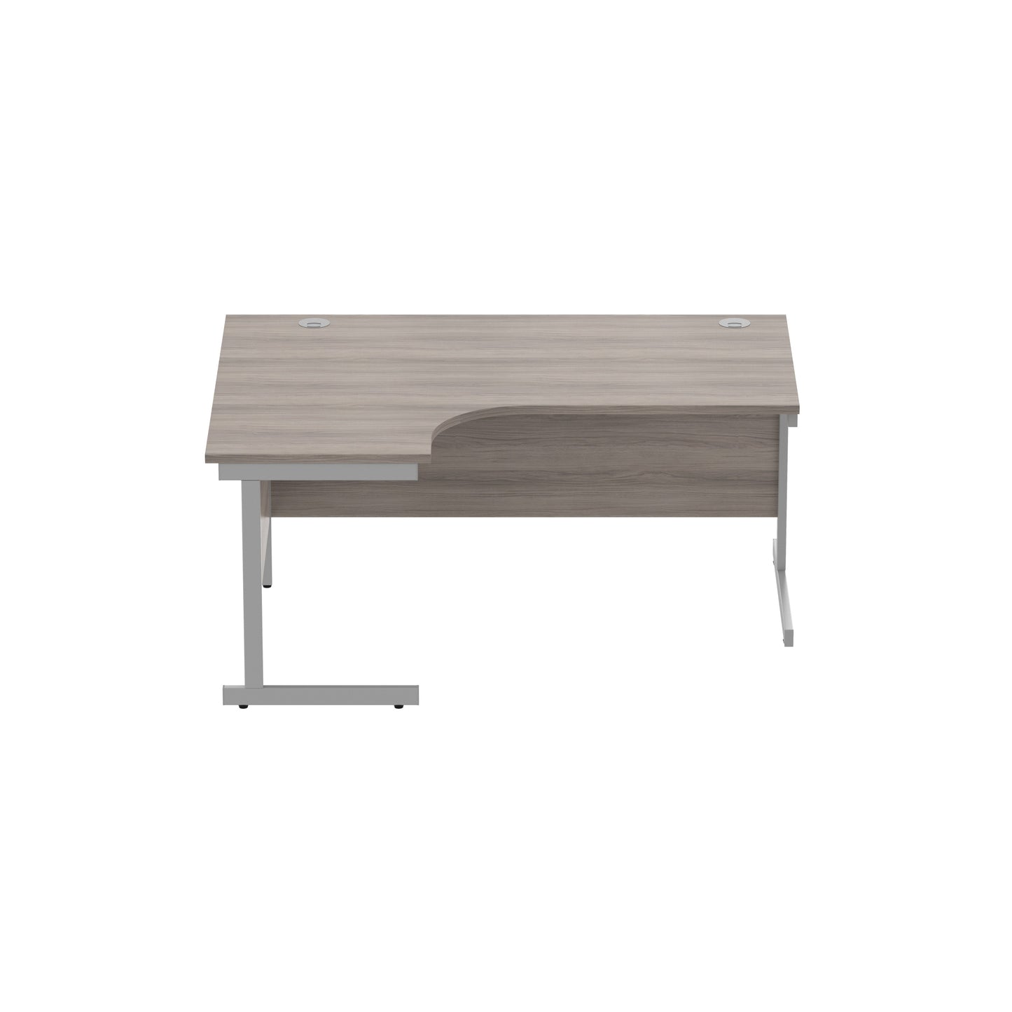 Office Left Hand Corner Desk with Steel Single Upright Cantilever Frame (FSC)