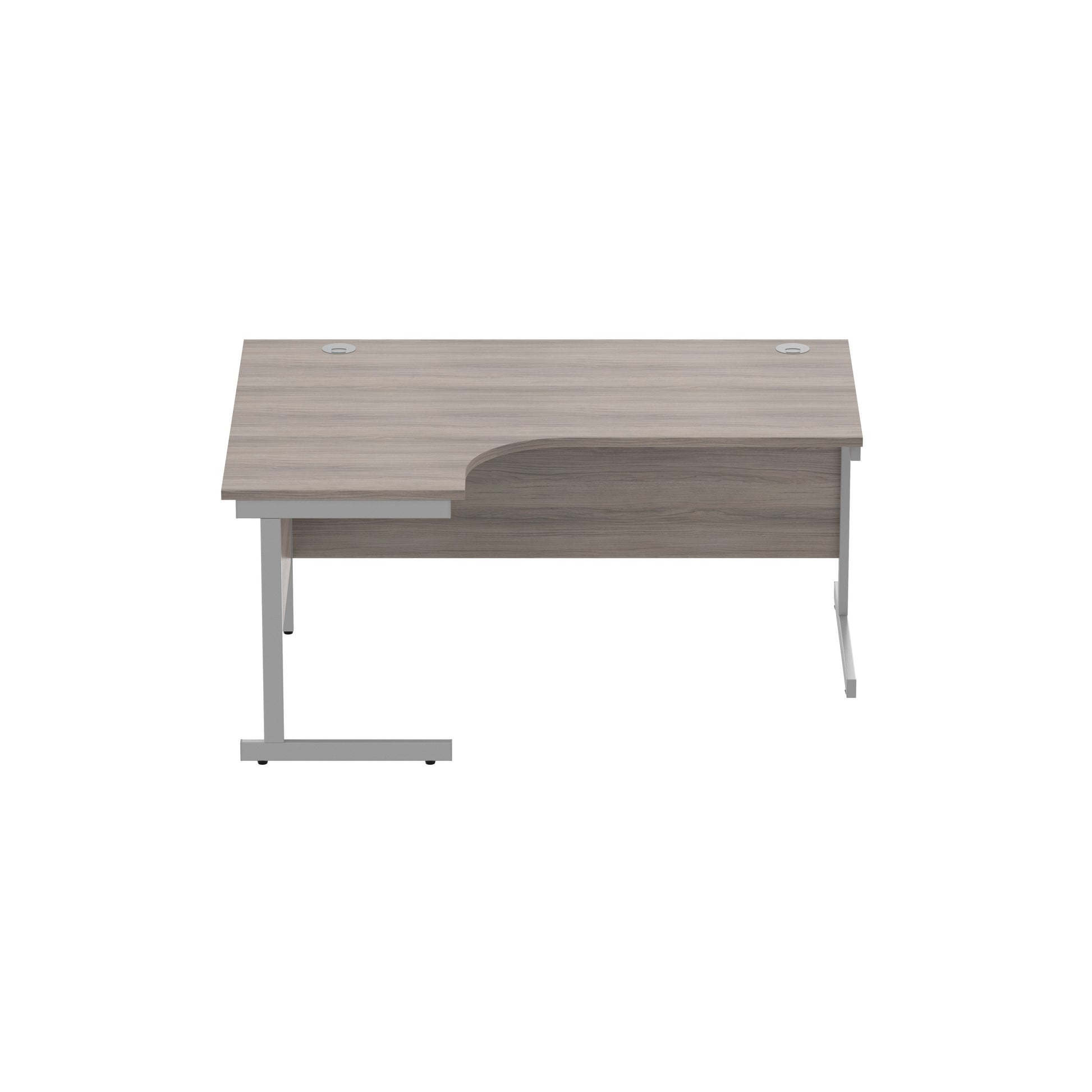 Office Left Hand Corner Desk with Steel Single Upright Cantilever Frame (FSC)