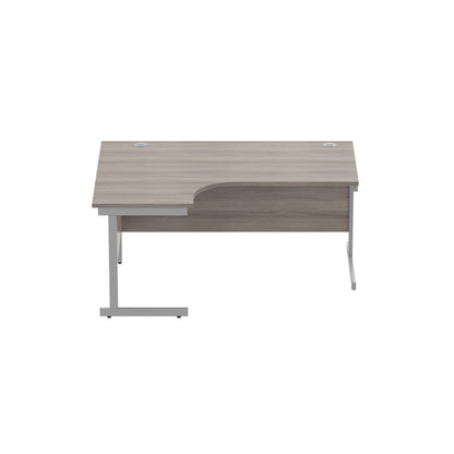 Office Left Hand Corner Desk with Steel Single Upright Cantilever Frame (FSC)