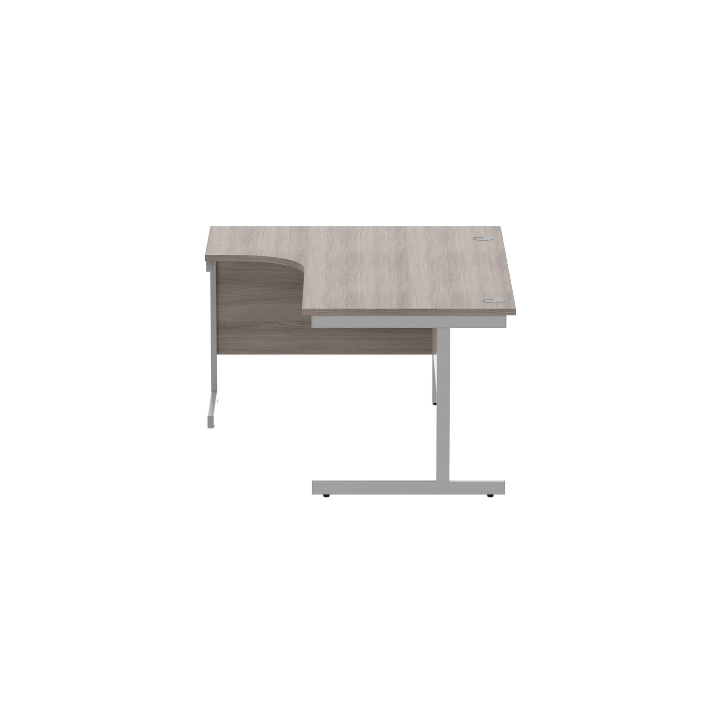 Office Left Hand Corner Desk with Steel Single Upright Cantilever Frame (FSC)