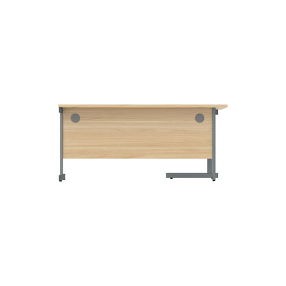 Office Left Hand Corner Desk with Steel Single Upright Cantilever Frame (FSC)