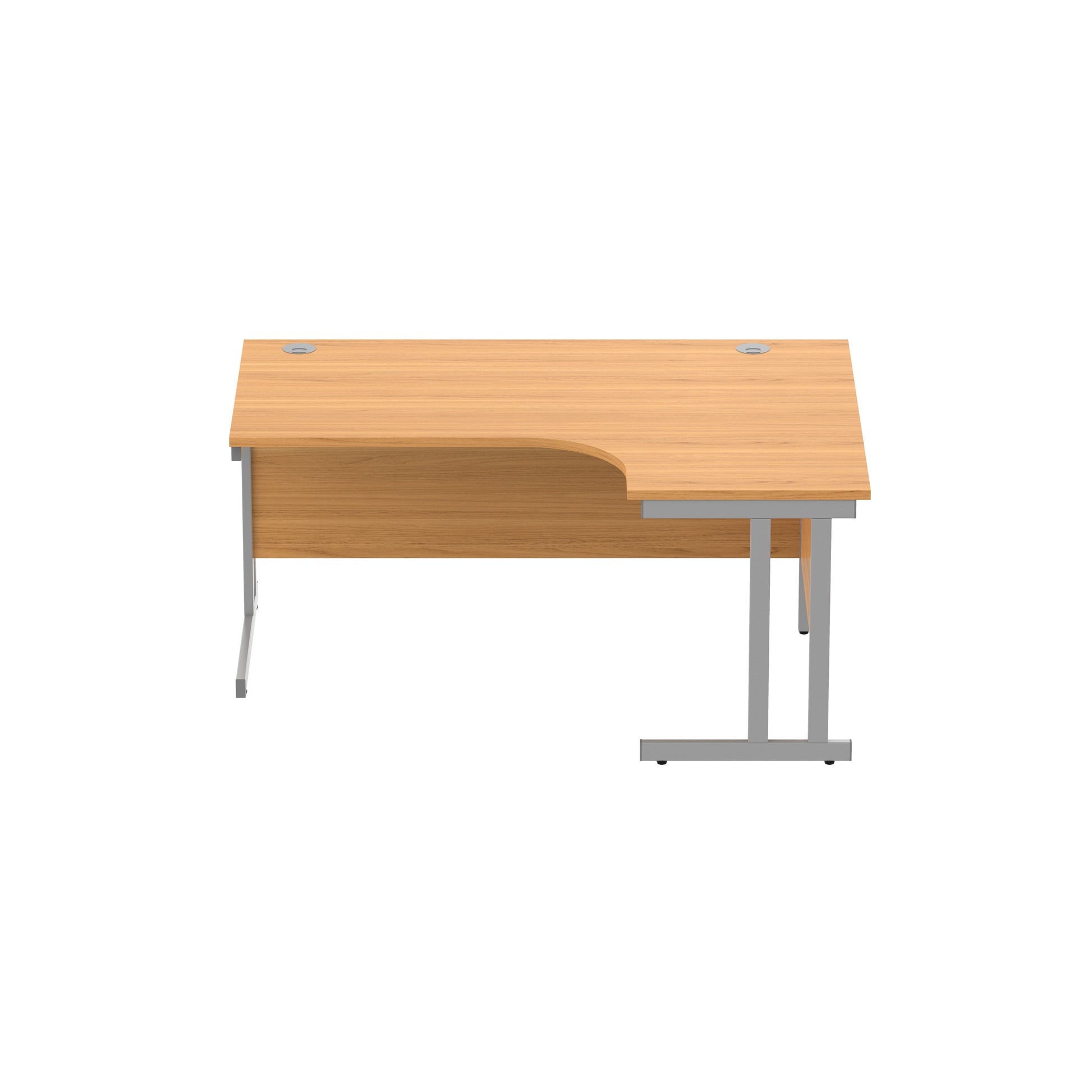 Office Right Hand Corner Desk with Steel Double Upright Cantilever Frame (FSC)