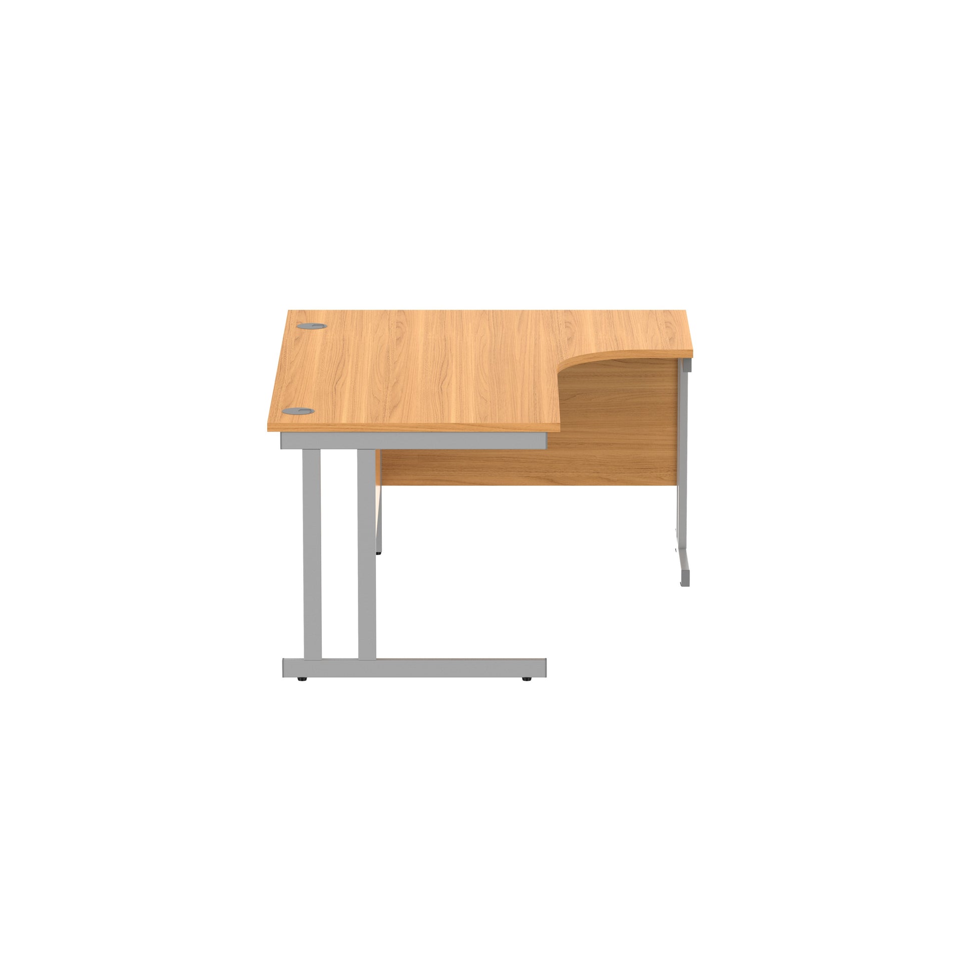 Office Right Hand Corner Desk with Steel Double Upright Cantilever Frame (FSC)