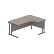 Office Right Hand Corner Desk with Steel Double Upright Cantilever Frame (FSC)