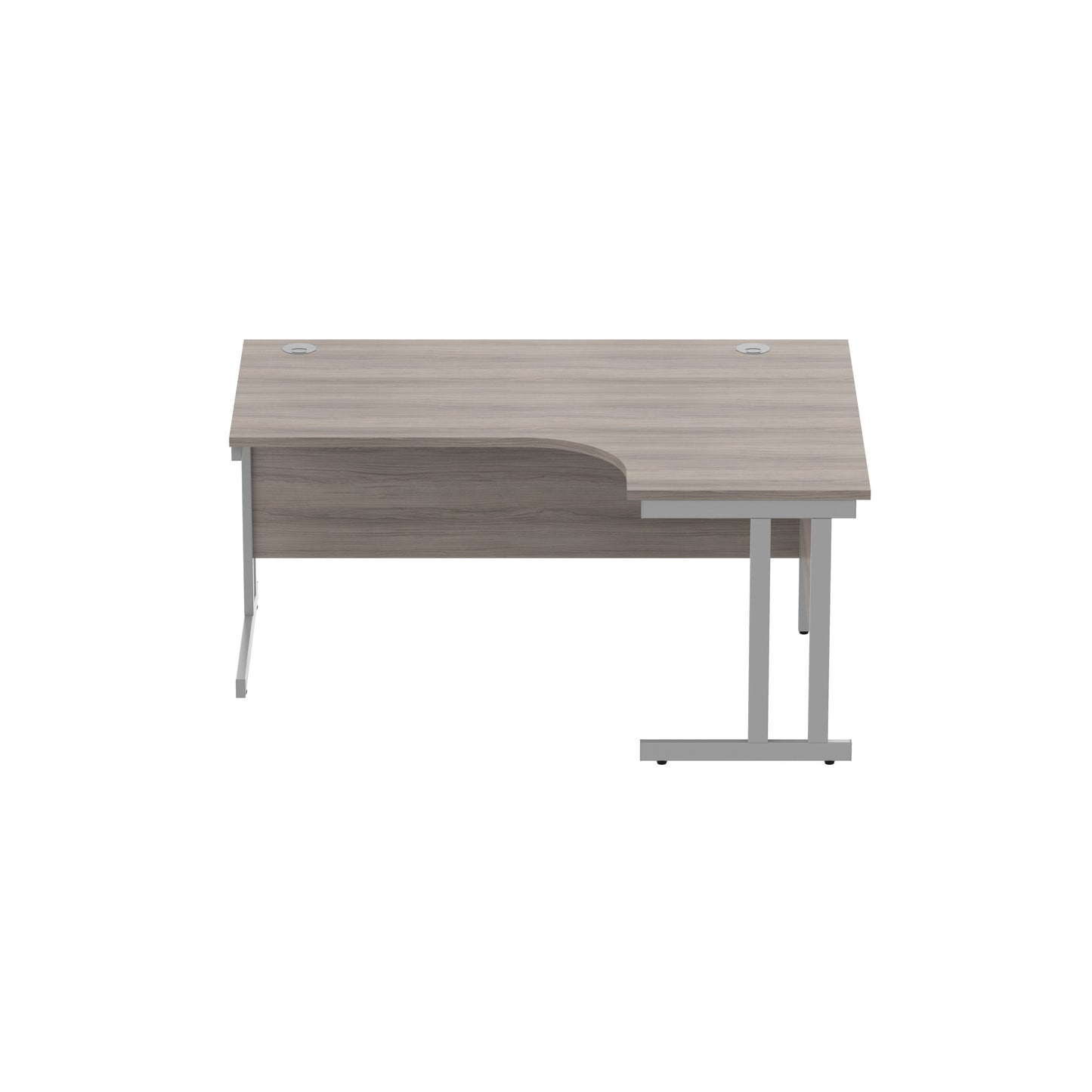 Office Right Hand Corner Desk with Steel Double Upright Cantilever Frame (FSC)