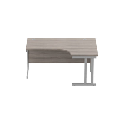 Office Right Hand Corner Desk with Steel Double Upright Cantilever Frame (FSC)