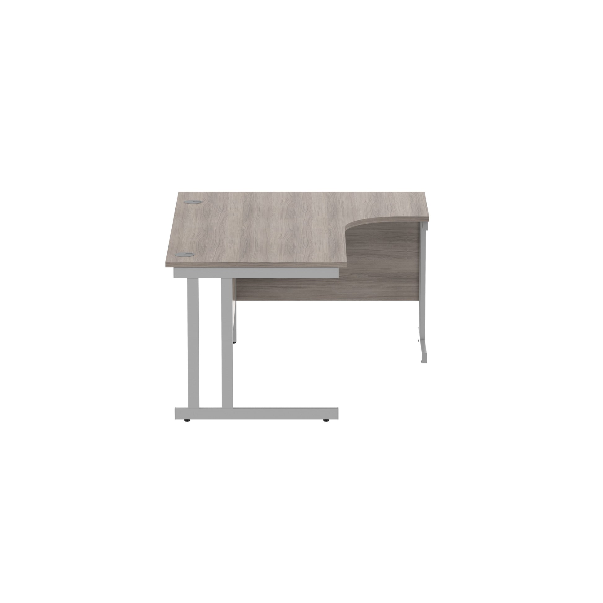 Office Right Hand Corner Desk with Steel Double Upright Cantilever Frame (FSC)