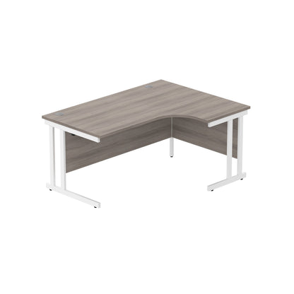 Core|Double Upright|Right Hand Radial Desk (FSC)1600X1200|Alaskan Grey Oak-White