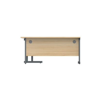 Office Right Hand Corner Desk with Steel Double Upright Cantilever Frame (FSC)