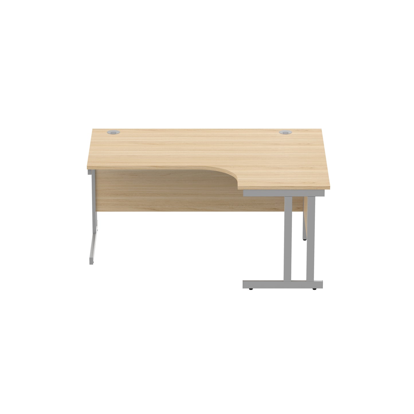 Office Right Hand Corner Desk with Steel Double Upright Cantilever Frame (FSC)