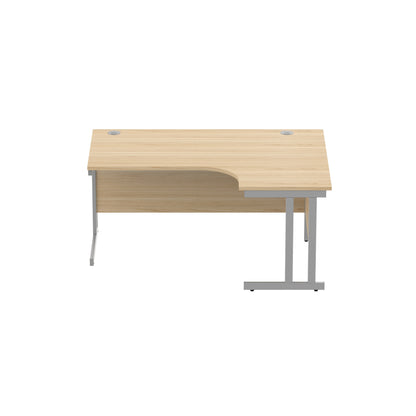 Office Right Hand Corner Desk with Steel Double Upright Cantilever Frame (FSC)