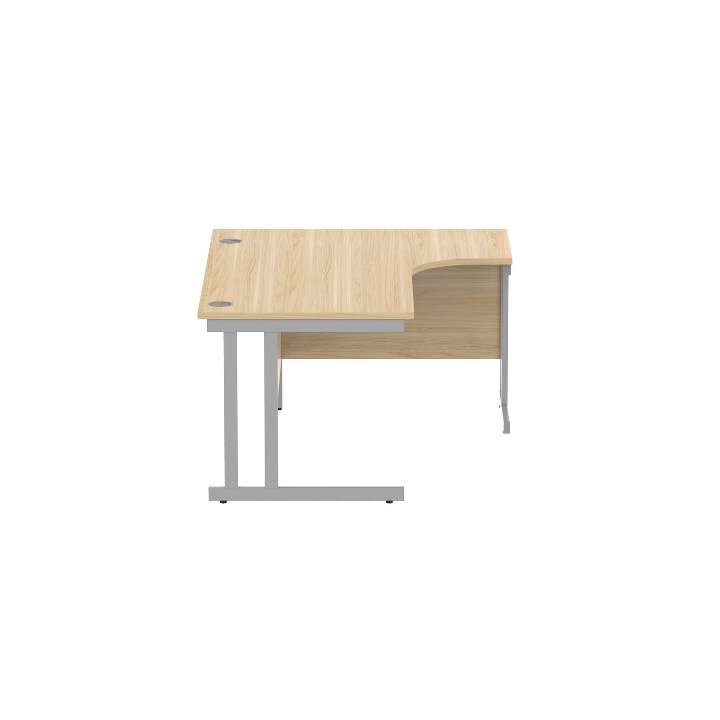 Office Right Hand Corner Desk with Steel Double Upright Cantilever Frame (FSC)
