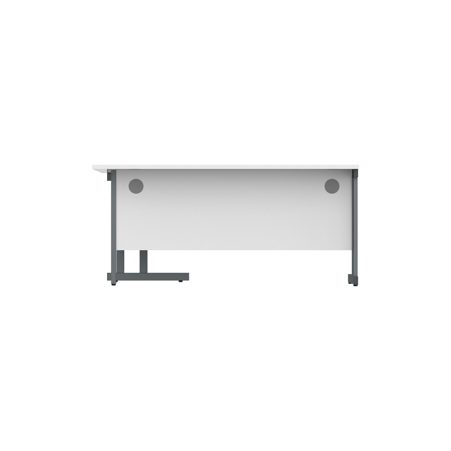 Office Right Hand Corner Desk with Steel Double Upright Cantilever Frame (FSC)