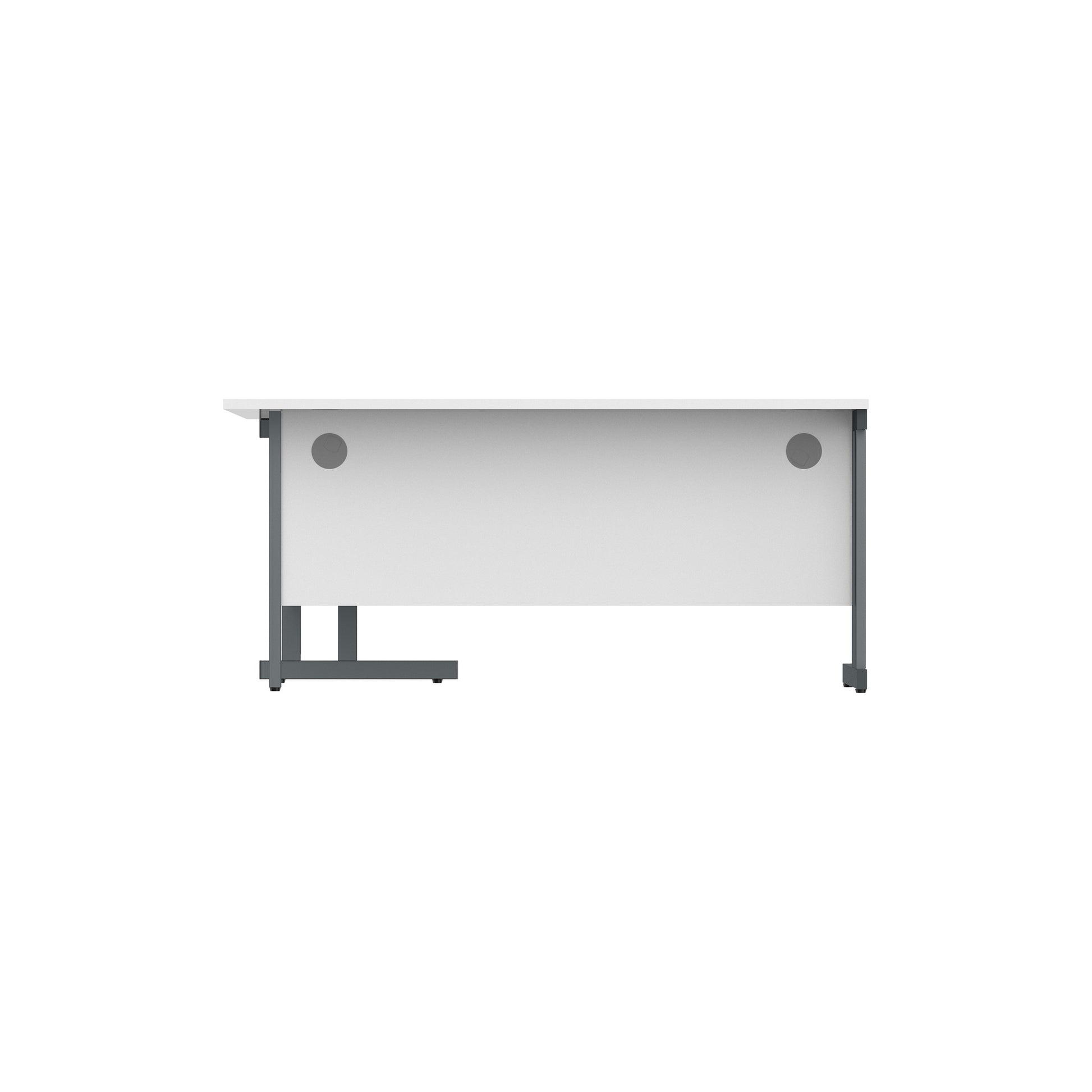 Office Right Hand Corner Desk with Steel Double Upright Cantilever Frame (FSC)