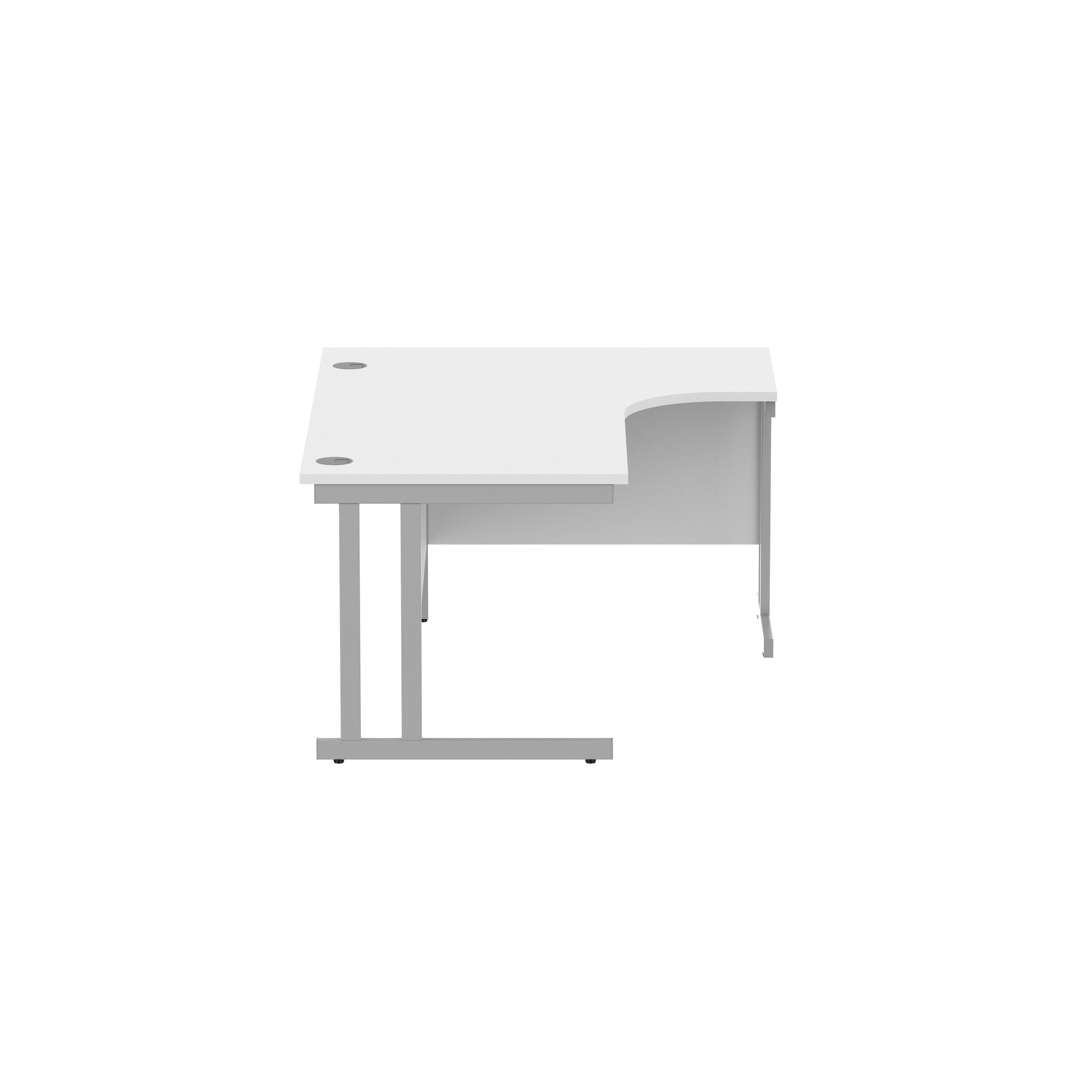Office Right Hand Corner Desk with Steel Double Upright Cantilever Frame (FSC)
