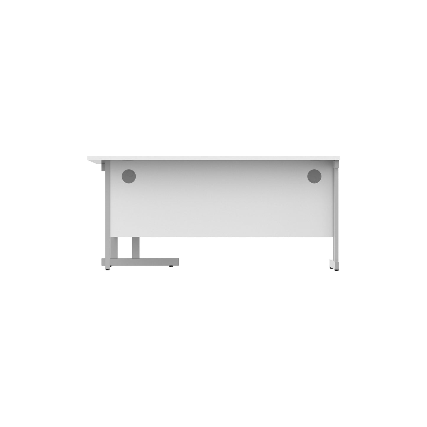 Office Right Hand Corner Desk with Steel Double Upright Cantilever Frame (FSC)