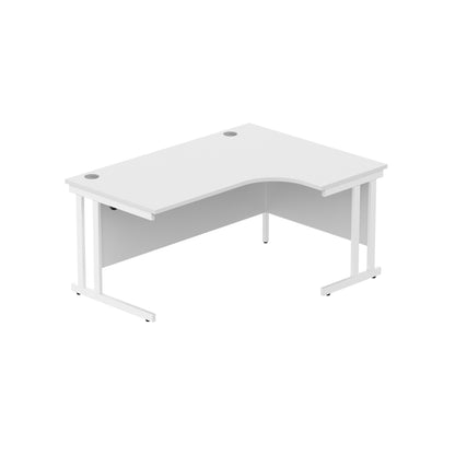 Core|Double Upright|Right Hand Radial Desk (FSC)1600X1200|Arctic White-White