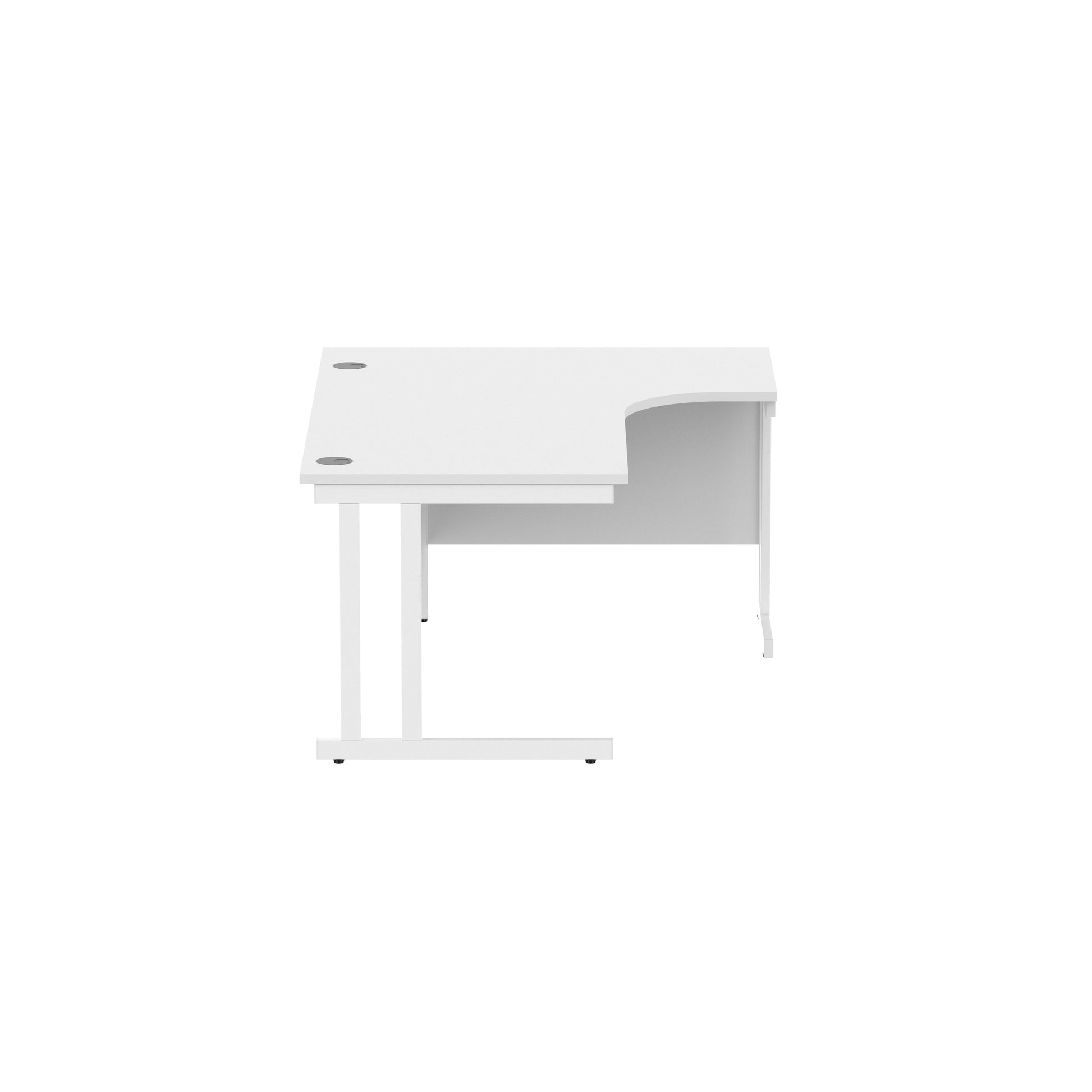 Office Right Hand Corner Desk with Steel Double Upright Cantilever Frame (FSC)