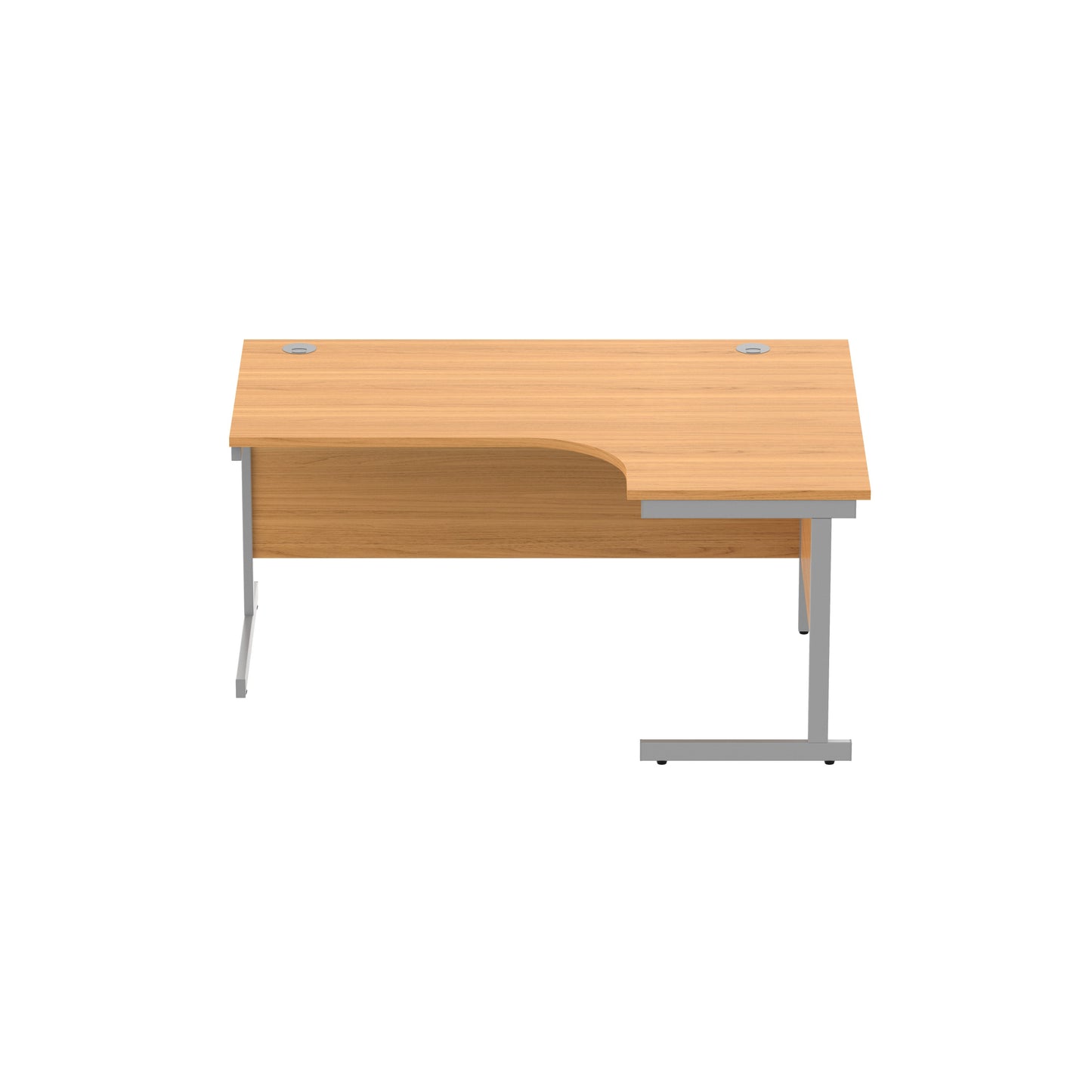 Office Right Hand Corner Desk with Steel Single Upright Cantilever Frame (FSC)
