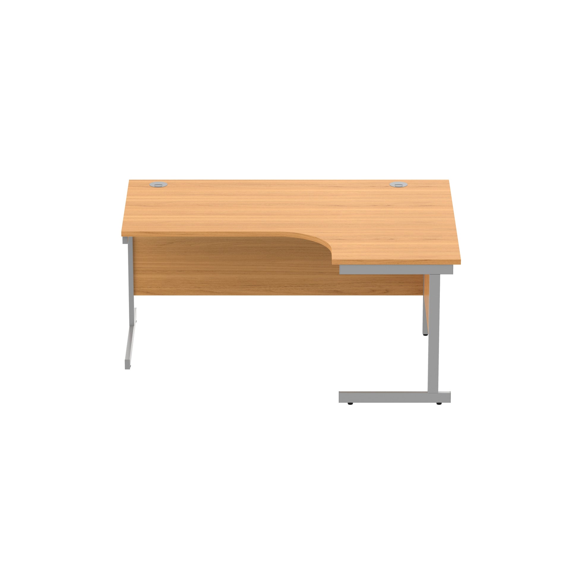 Office Right Hand Corner Desk with Steel Single Upright Cantilever Frame (FSC)