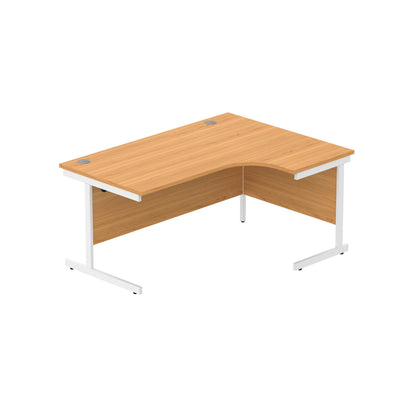 Core|Single Upright|Right Hand Radial Desk (FSC)1600X1200|Norweigan Beech-White