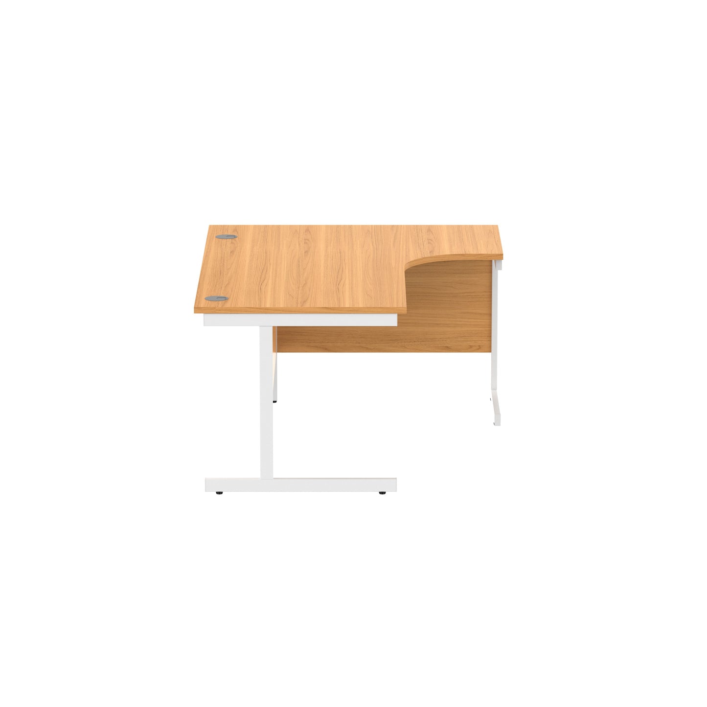 Office Right Hand Corner Desk with Steel Single Upright Cantilever Frame (FSC)