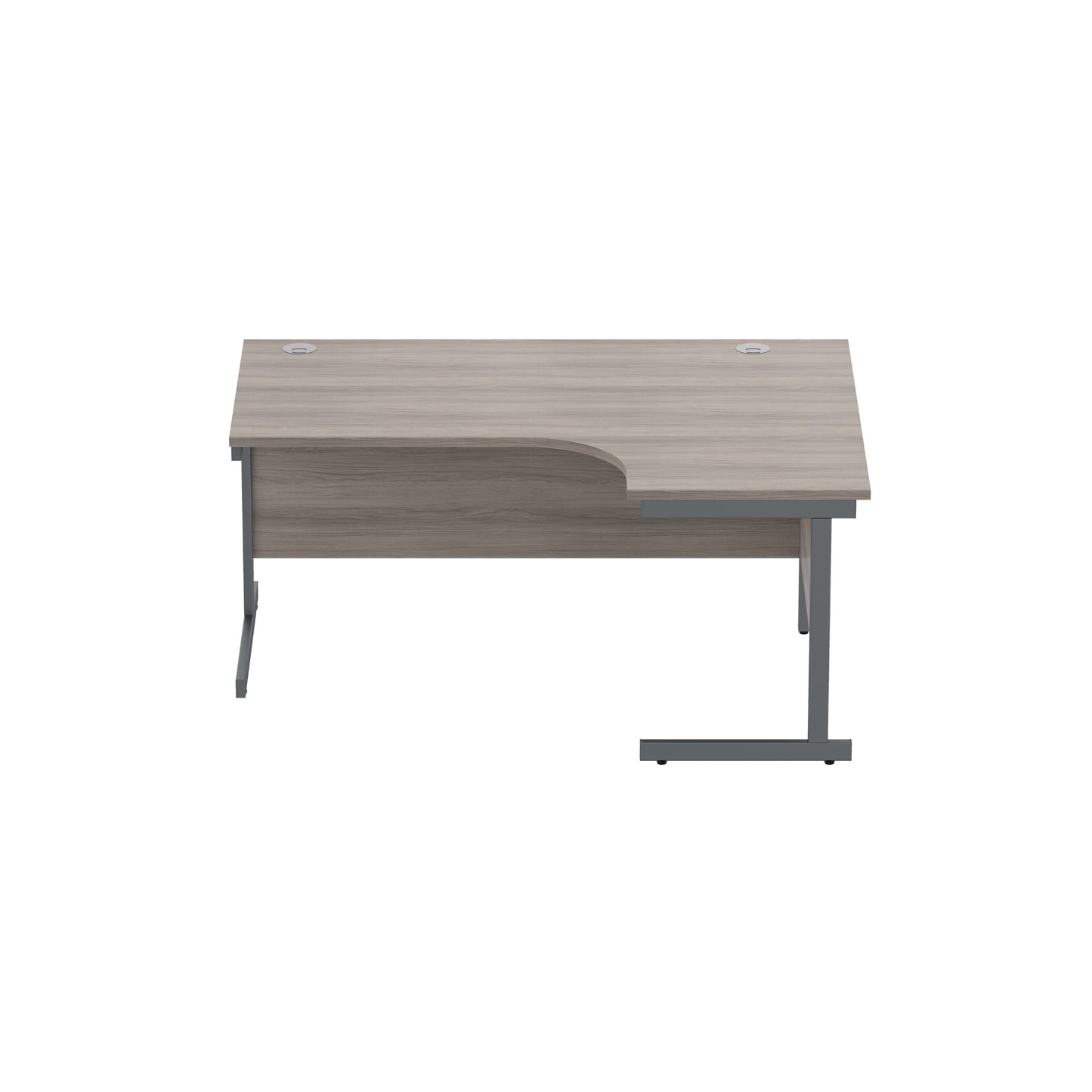 Office Right Hand Corner Desk with Steel Single Upright Cantilever Frame (FSC)
