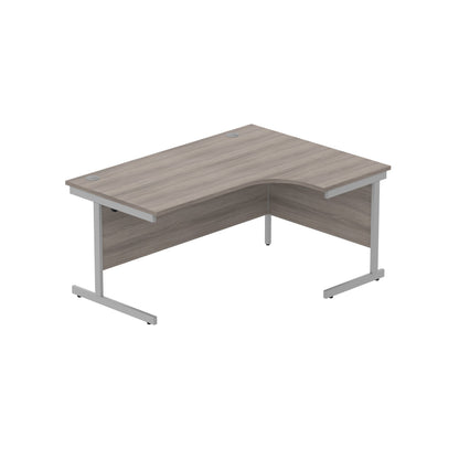 Core|Single Upright|Right Hand Radial Desk (FSC)1600X1200|Alaskan Grey Oak-Silver