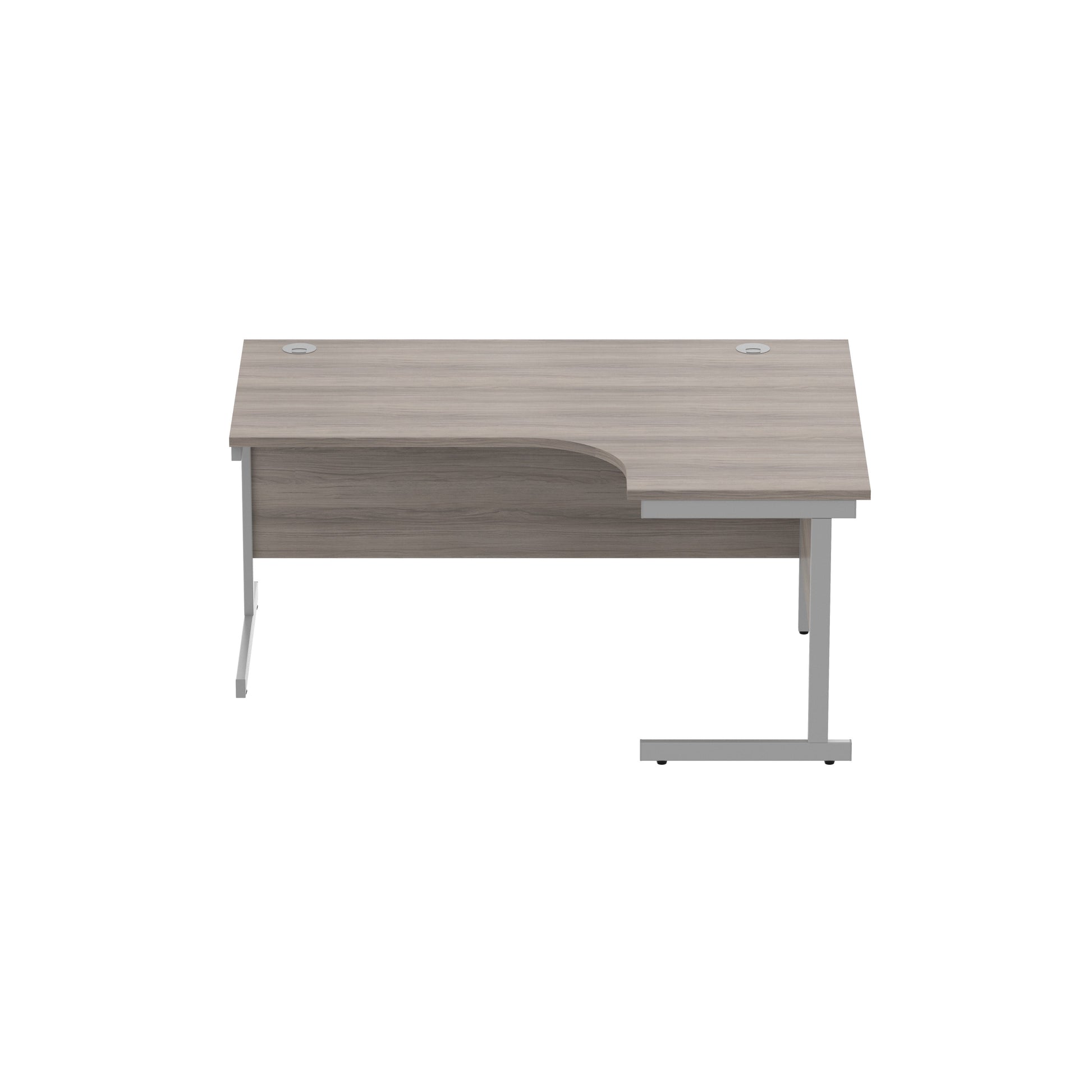 Office Right Hand Corner Desk with Steel Single Upright Cantilever Frame (FSC)