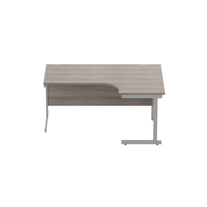 Office Right Hand Corner Desk with Steel Single Upright Cantilever Frame (FSC)